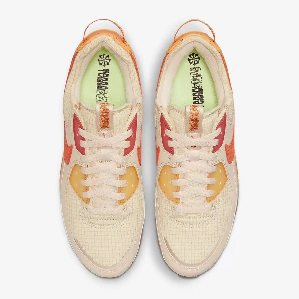 Nike Air Max 90 'Fuel Orange' Retro Low-Top Running Shoes for Men DH2973-200