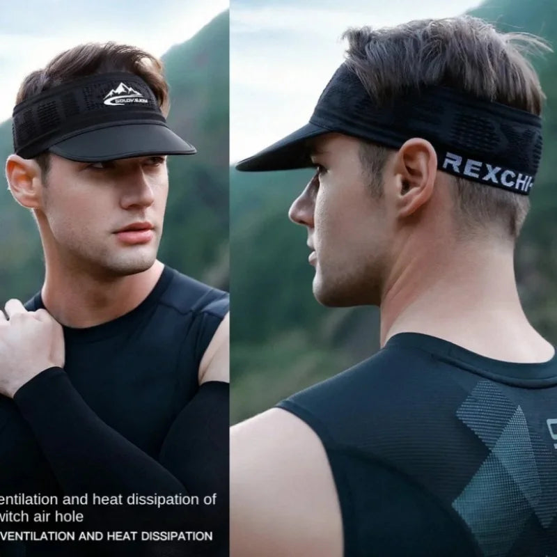 Summer Top Empty An-ti UV Tennis Cap Quick Dry Breathable Mesh Sports Jog Running Hat Visors Golf Baseball Cap Sunshade Sunhat