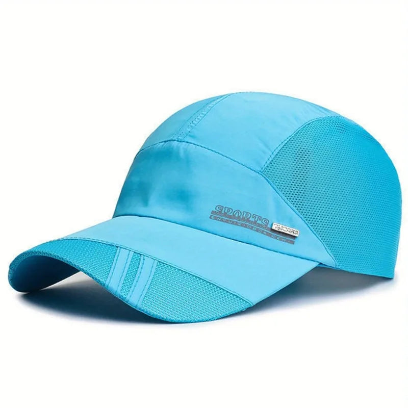 Summer Lightweight Baseball Cap Breathable Adjustable Sun Hat for Outdoor Sports