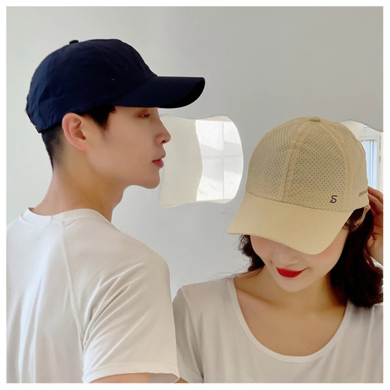 New style running hat - thin, quick-drying, breathable, baseball cap for outdoor use, suitable for summer fishing and sun protec