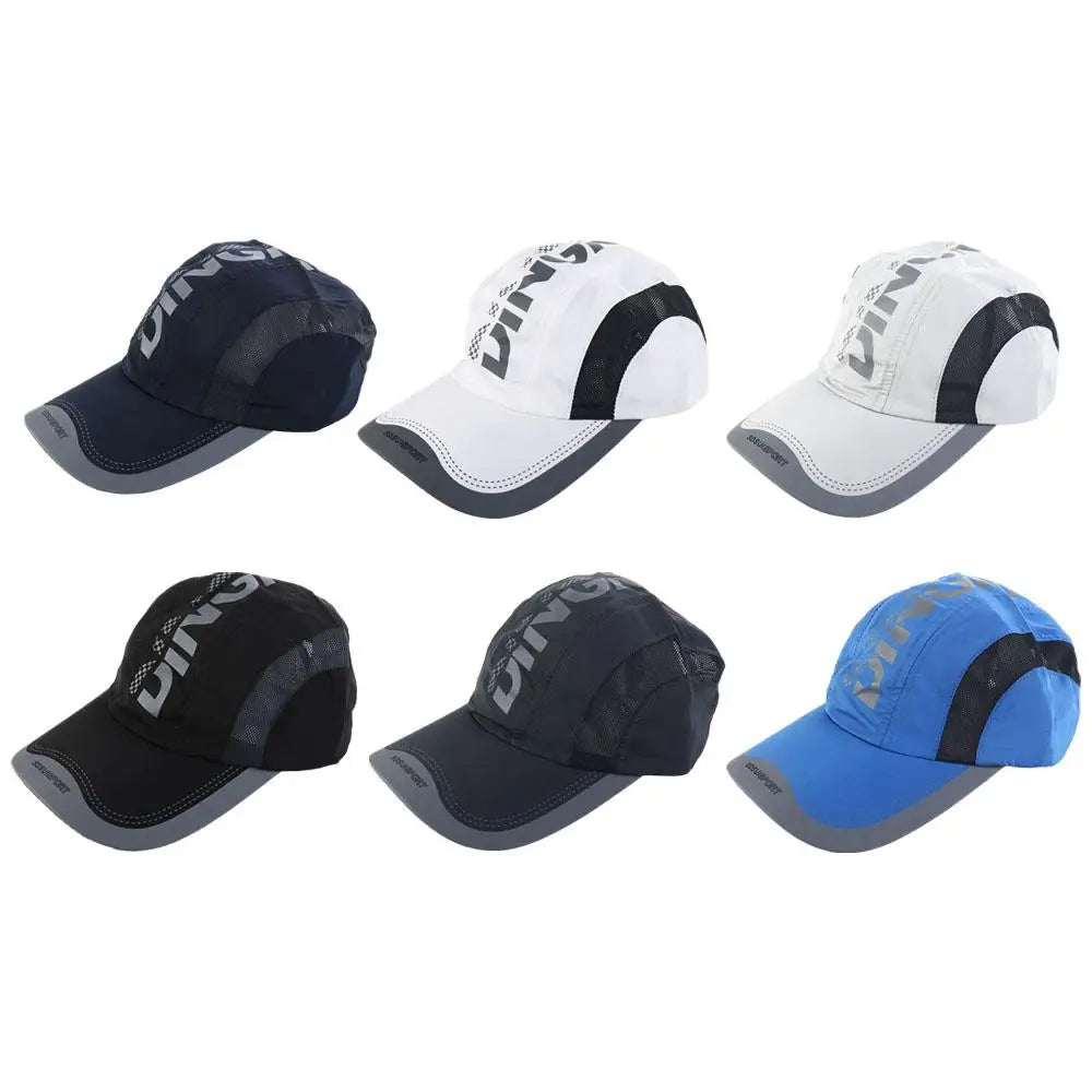 Summer Breathable Quick Dry Cap Adjustable Waterproof Baseball Cap Snapback Sun Protection Sports Hat Cycling Fishing