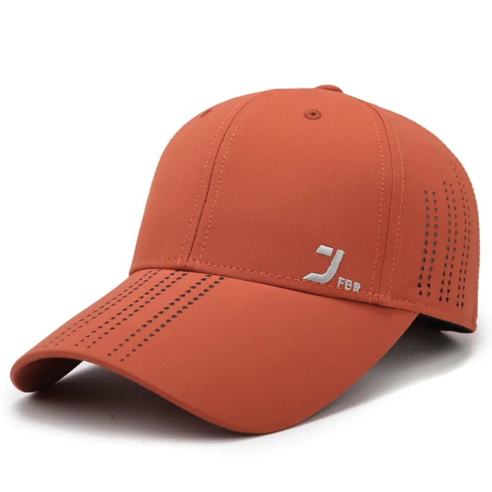 Polyester Mesh Baseball Hats Adjustable Washable Sport Duck Tongue Cap Letters Versatile Quick Drying Baseball Caps Travel Beach