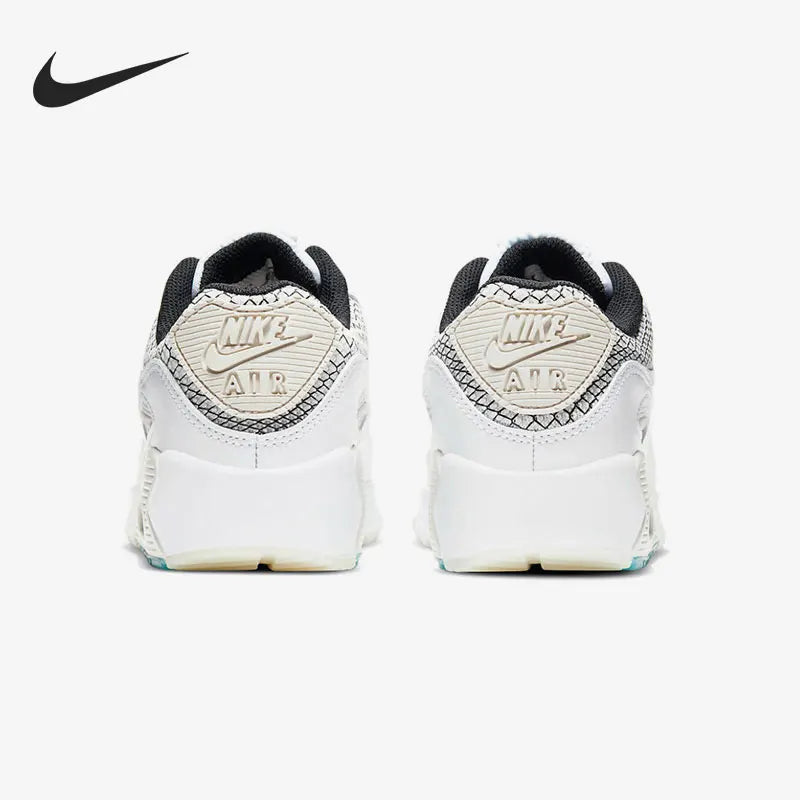 Nike Authentic Big Kids' Air Max 90 Cushioned Running Shoes DB4187-100