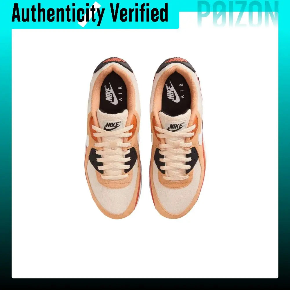 Nike Air Max 90 Classic And Versatile Running Shoes Unisex Orange Brown DM0029-800