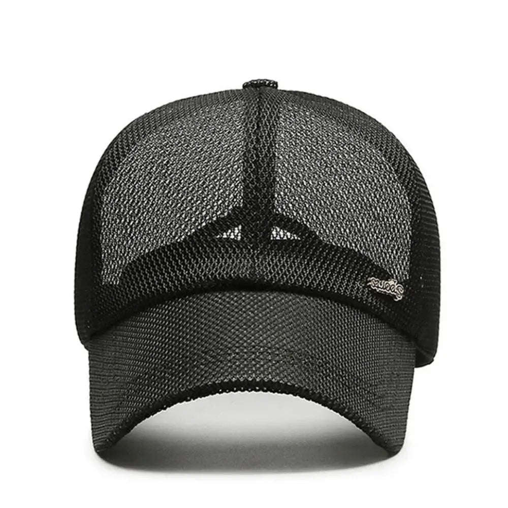 Quick-dry Letter Mesh Baseball Cap Adjustable Lightweight Snapback Hat Comfortable Breathable Sports Mesh Caps Summer