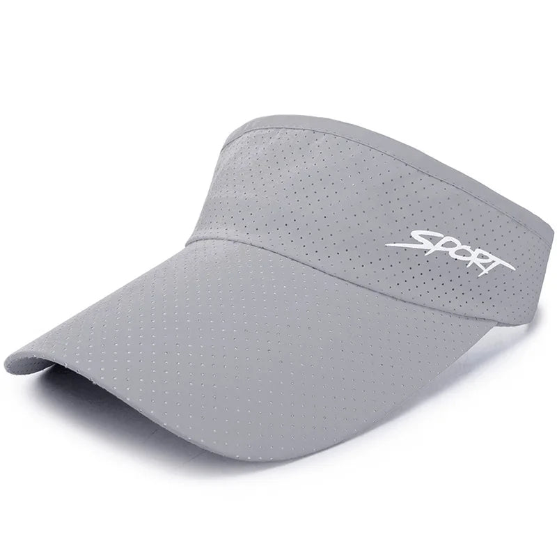 Summer An-ti UV SPORT Printed Tennis Sunhat Adjustable Top Empty Sun Protection Hat Visors Quick Dry Running Golf Baseball Caps