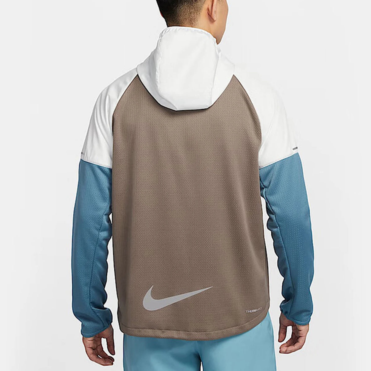 Nike Official Genuine New Men's Water-Resistant Running Sportswear Patchwork Jacket HV8222-121