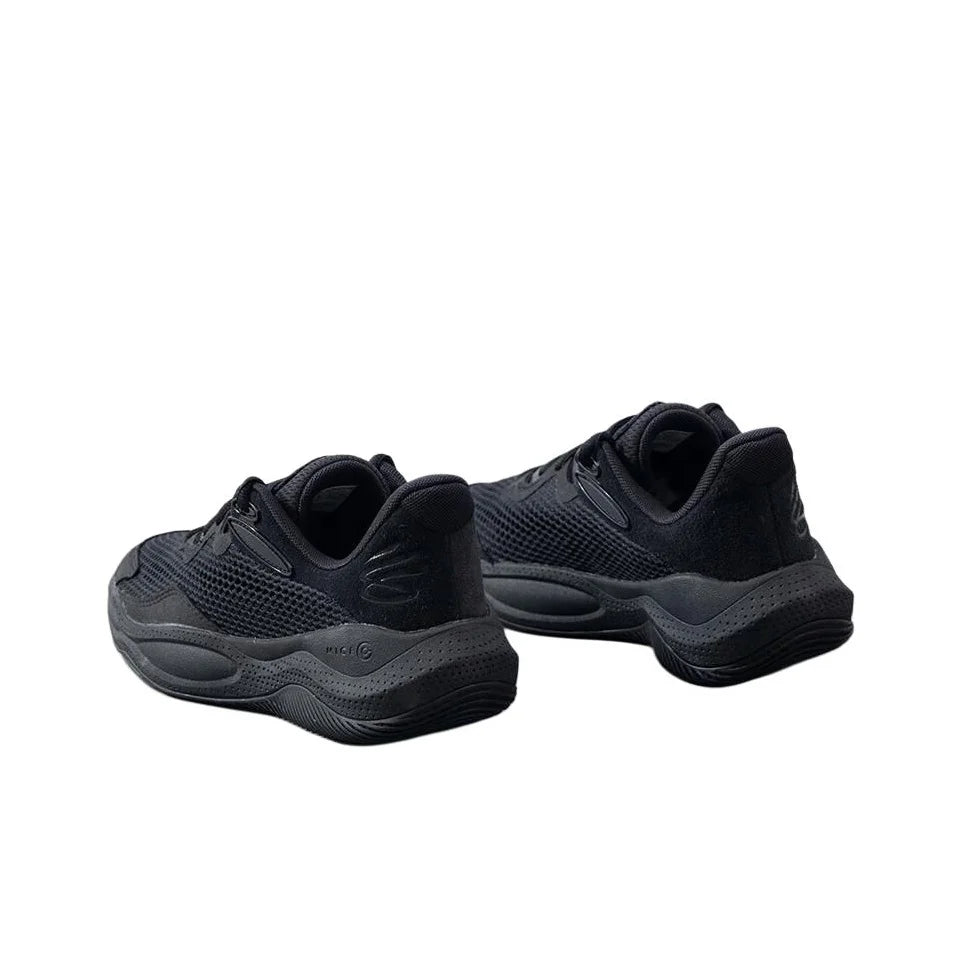 Under Armour Curry Splash 24 Abrasion Resistant Breathable Low top Basketball Shoes Unisex Black 3028193-001