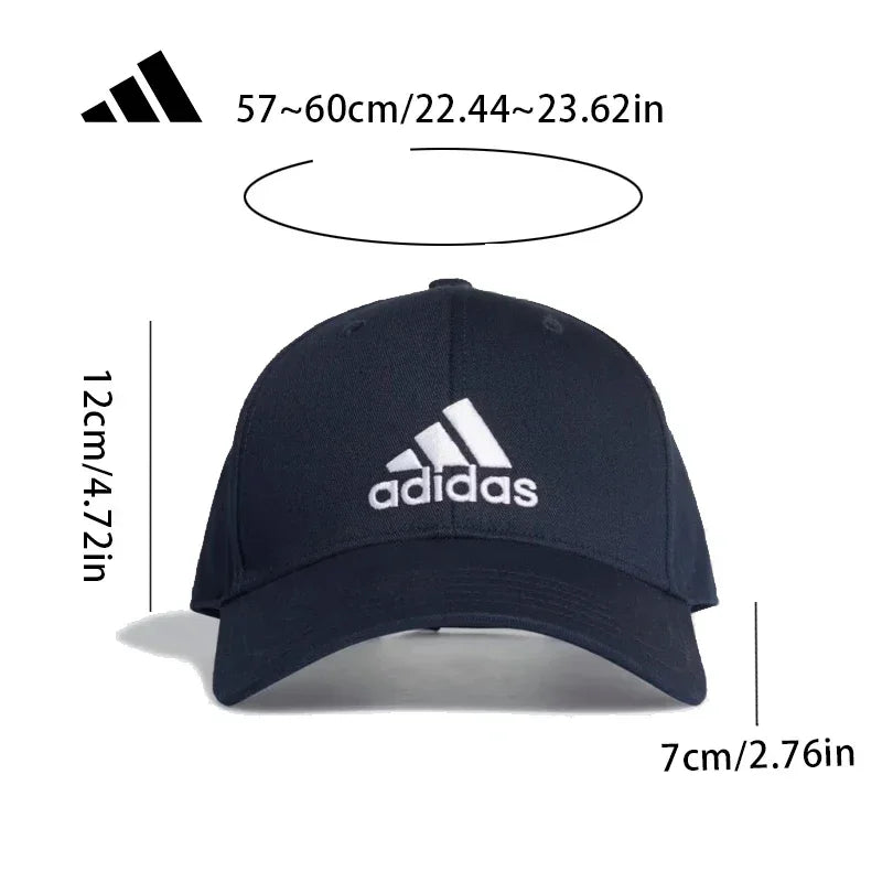 Adidas Unisex Spring New Baseball Cap Fashion Outdoor Travel Sun Hat Adjustable Lightweight Sports Hat FQ5270