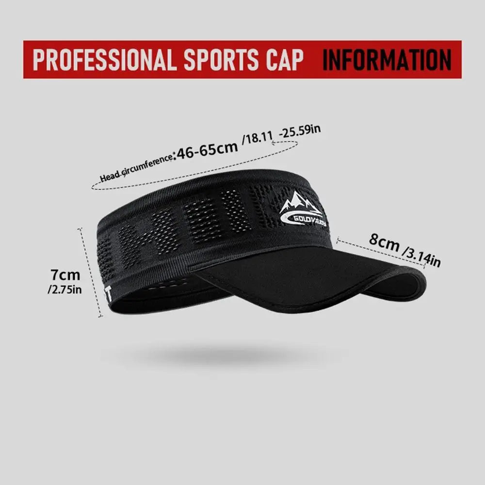 Sunscreen Summer Baseball Caps Headband Empty Top Hairband Sweat-absorbing Elastic Hair Band Women Cap Sports Hats Men Hats