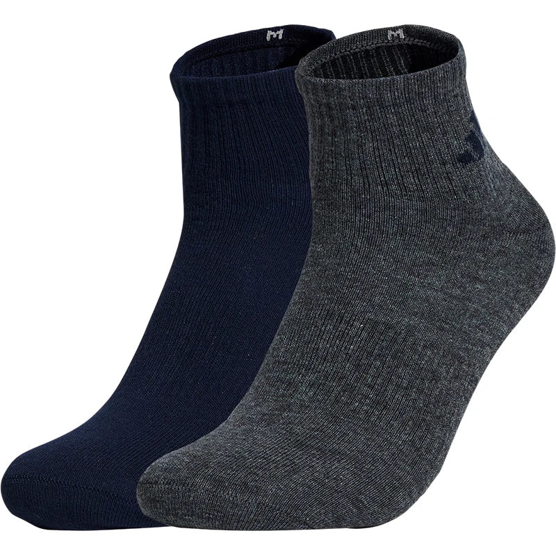Adidas genuine men's and women's knitted breathable sports socks two pairs set KW1149