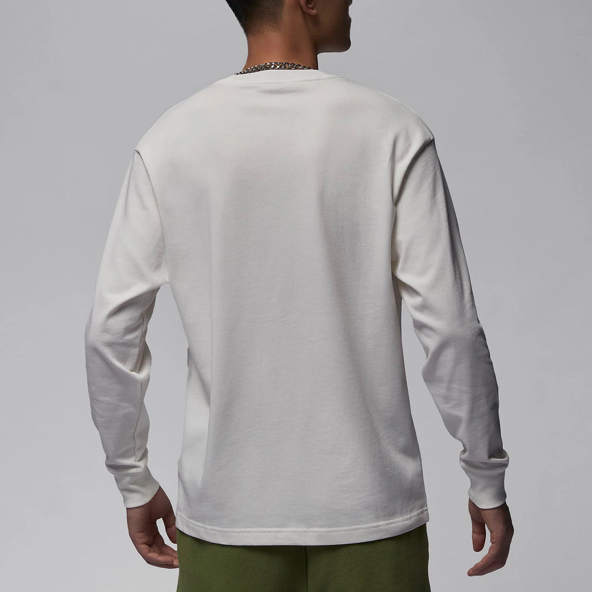 Nike genuine Air Jordan men's round neck loose sports long sleeved T-shirt FJ0703-133