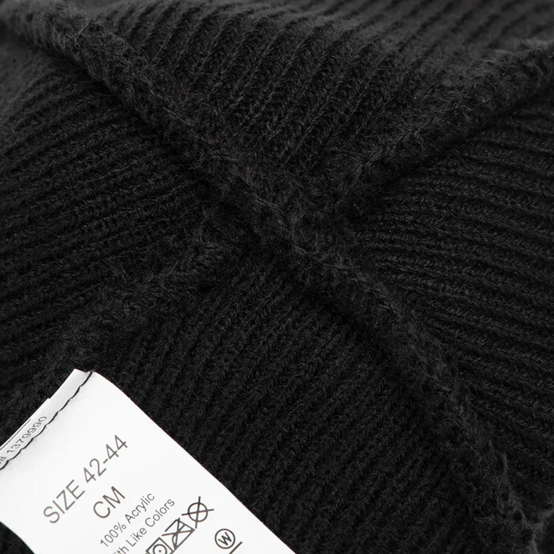 Under Armour Men's Hat Autumn and Winter Warm Woolen Hat Fashionable Outdoor Sports Casual Hat Pullover Hat 1379990-001
