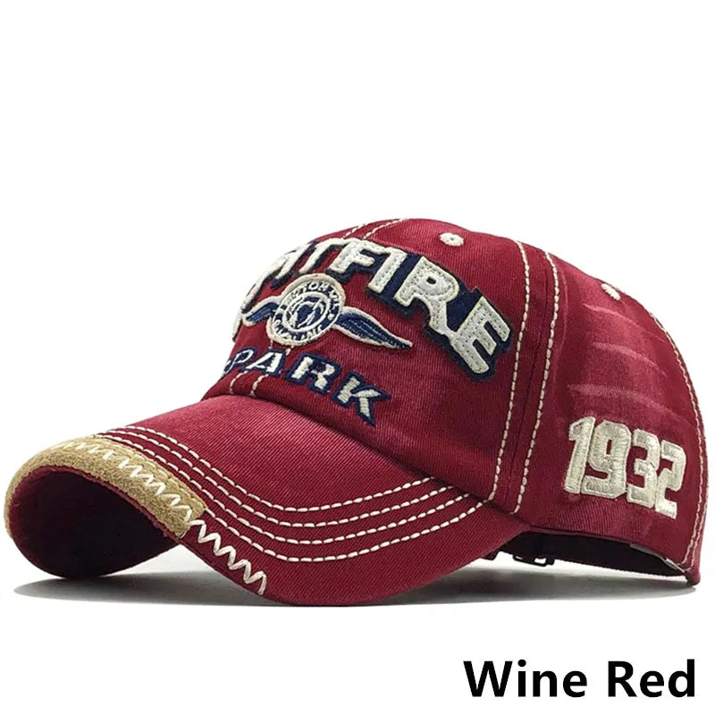  Wash Cotton Embroidered Letter Printed Golf Baseball Cap Unisex Sports Running Sunhat Hip Hop Dance Club An-ti UV Hat Visors