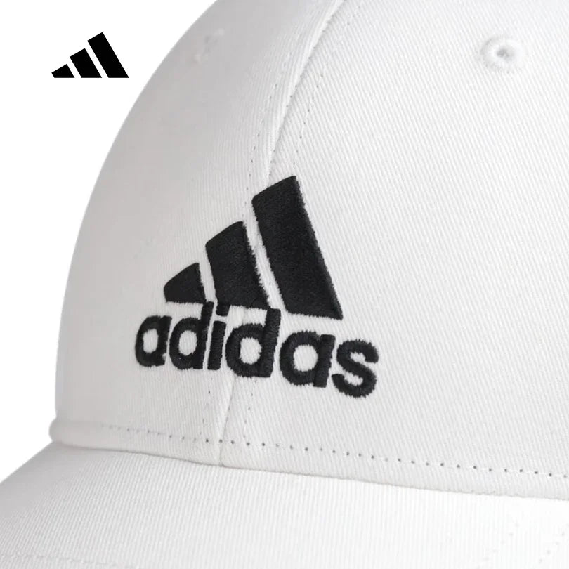 Adidas Unisex Curved Brim Baseball Cap 2026 New Adjustable Strap Breathable Outdoor Sun Protection Sports Casual Hat FK0890