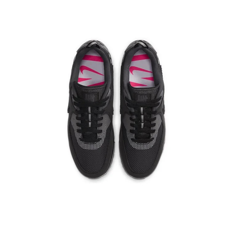 UNDEFEATED X Nike Air Max 90 Running Shoes Unisex Low-top Black CQ2289-002