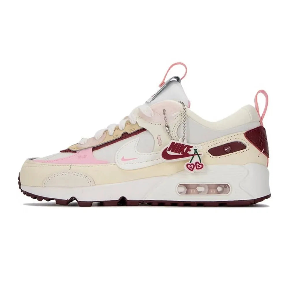 Nike Air Max 90 Women's Running Shoes Air Max Cushioning Classic Retro Style Lightweight Comfort for Daily Training FD4615-111