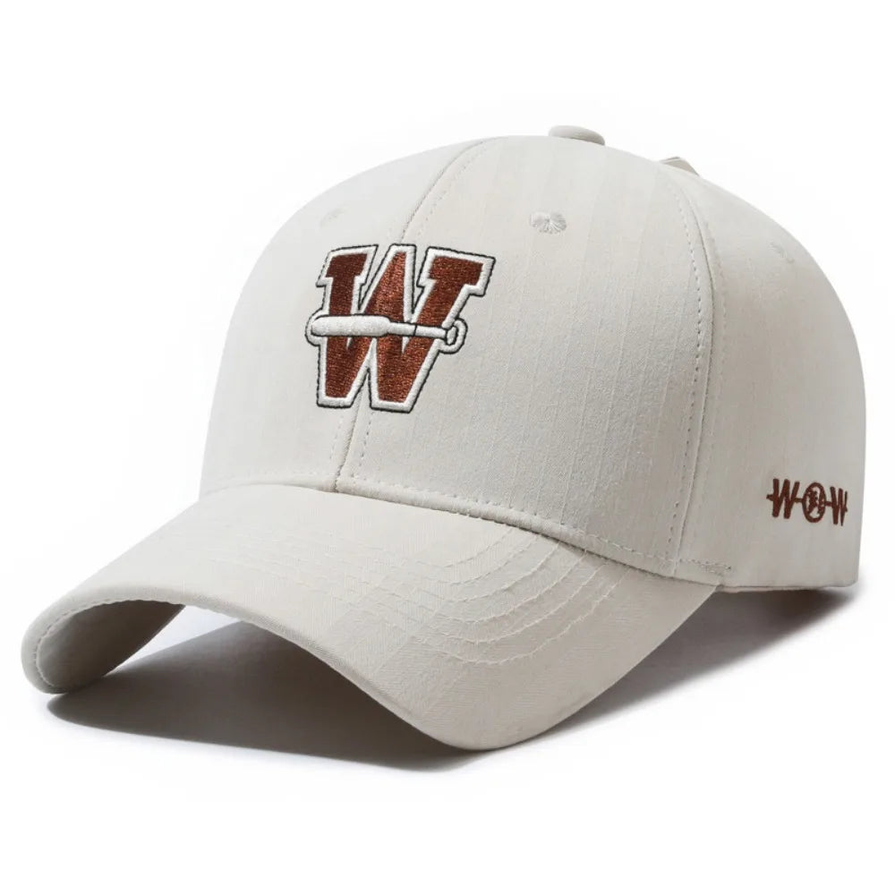 Fashion Cotton Hip Hop Sunscreen Hats Adjustable Washable W Letter Trucker Cap Comfortable Soft Sport Baseball Caps Summer