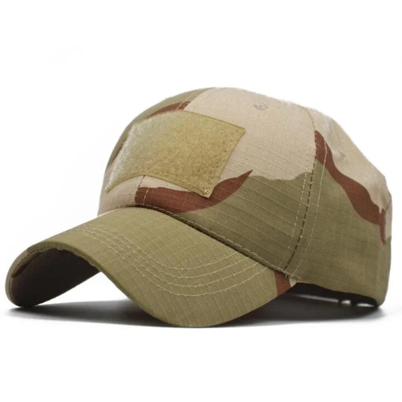 Adjustable Baseball Cap Tactical Army Cap Summer Sunscreen Hat Camouflage Military Airsoft Hunting Camping Hiking Fishing Caps