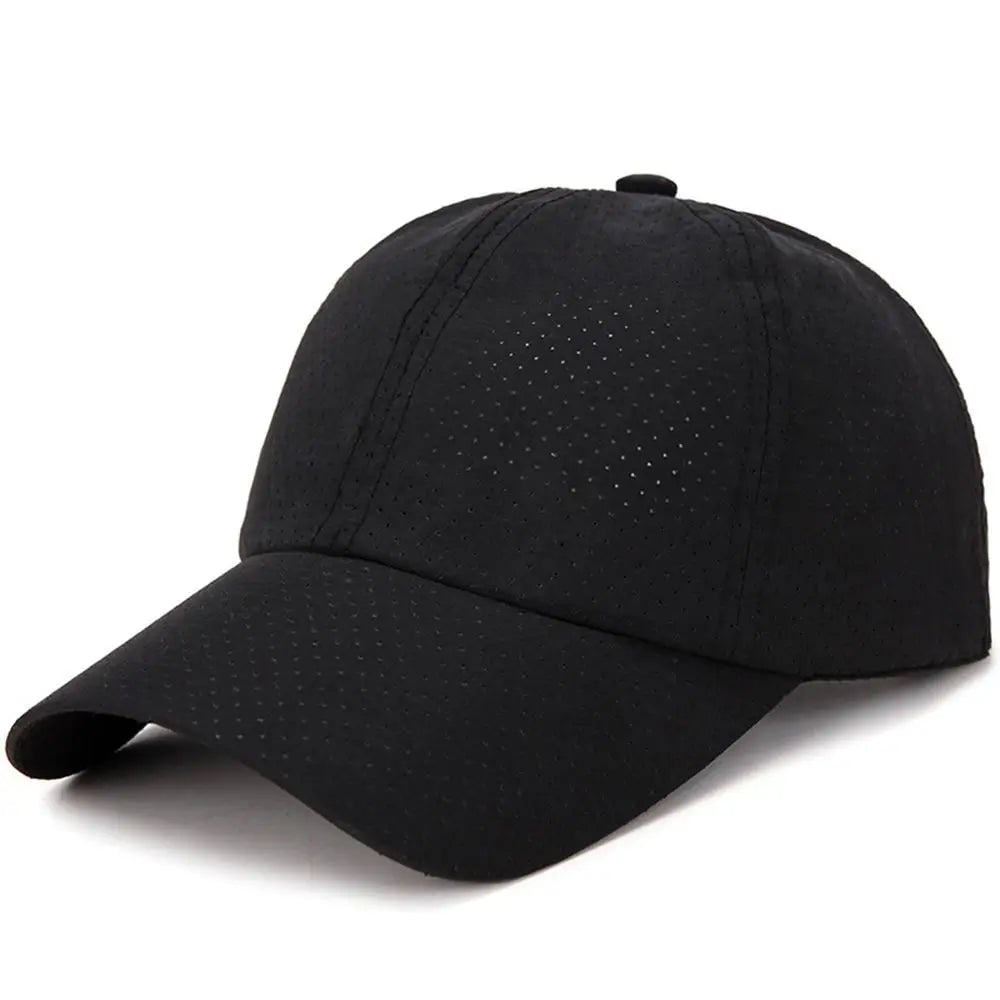 Sun Hat Quick Dry Baseball Cap Breathable Adjustable Outdoor Hat Snapback Thin Mesh Sports Caps Hiking Camping