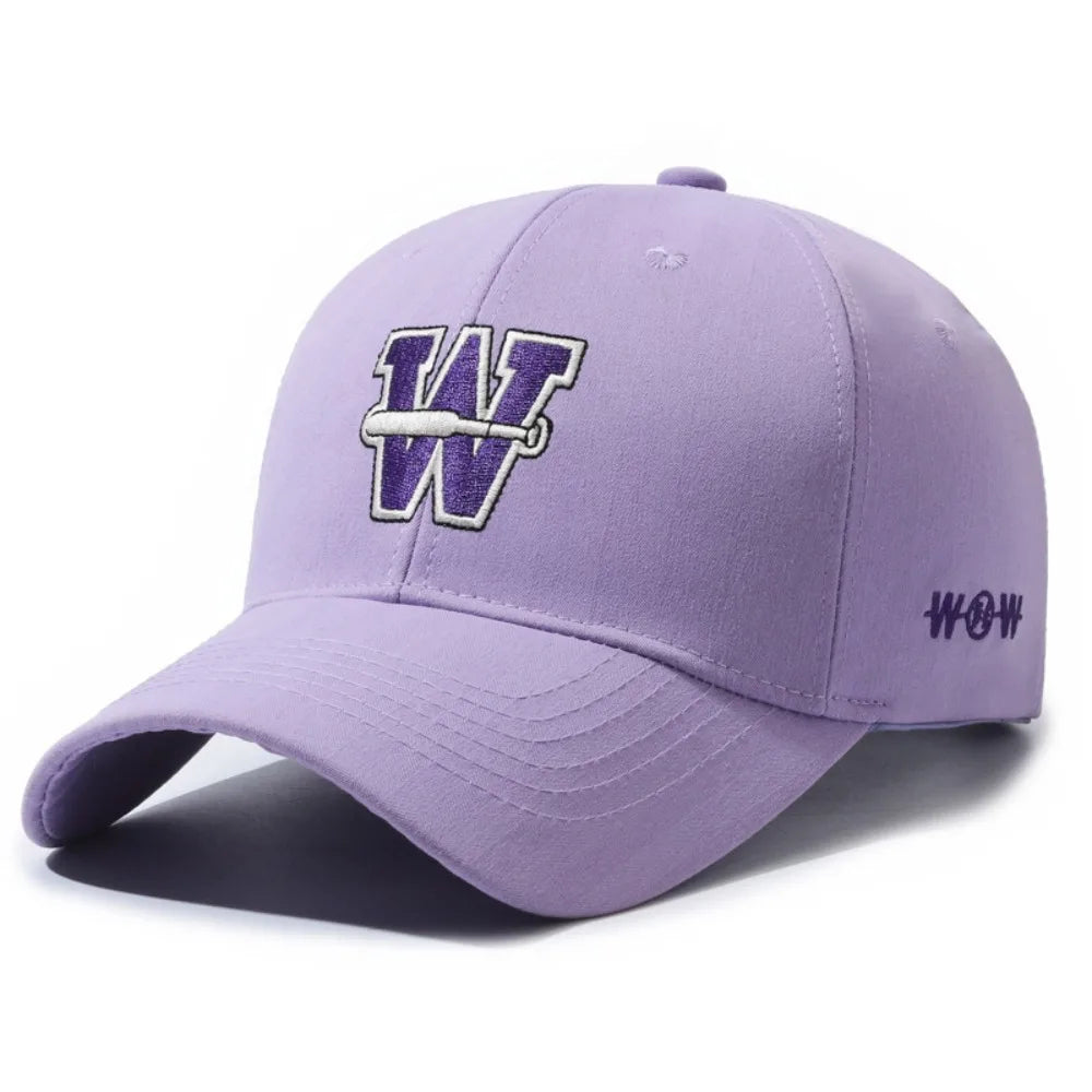 Fashion Cotton Hip Hop Sunscreen Hats Adjustable Washable W Letter Trucker Cap Comfortable Soft Sport Baseball Caps Summer