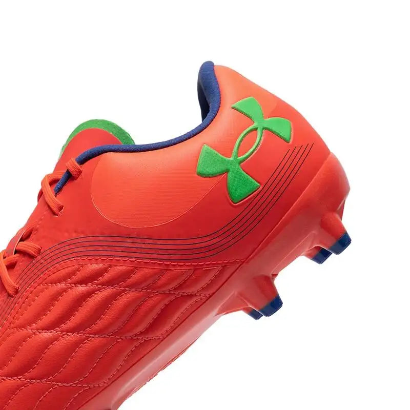 Under Armour Firm Ground Soccer Cleats Men Non-Slip FG Studs Football Boots Breathable Professional Training Football Shoes