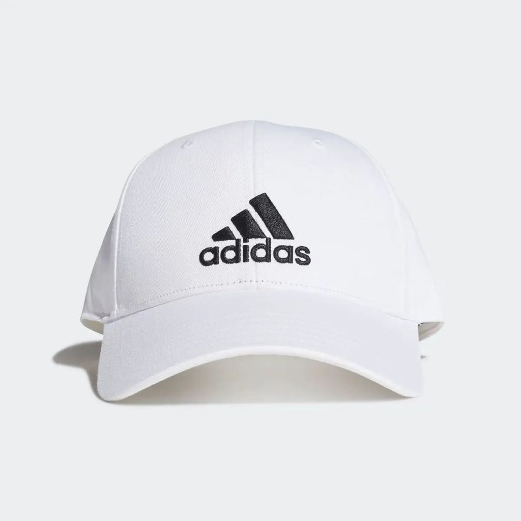 Bball Cap Cot Adidas Training Sports Cap Unisex Couple Style Baseball Cap Simple Versatile Comfortable Sunshade White Fk0890