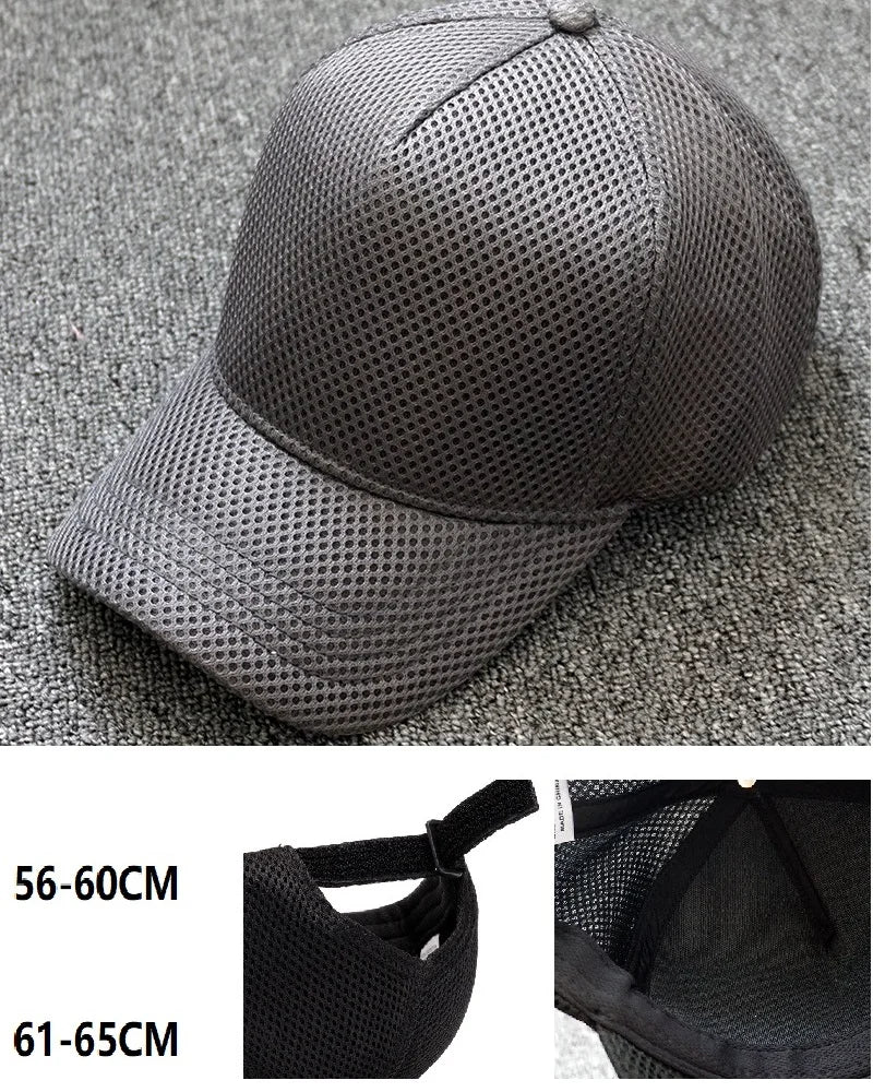 Baseball Caps for Men Wome Big Head Extra Large High Crown Classic Trucker Hat Oversize Plus Size XL Snapback Kpop