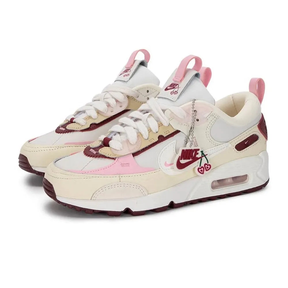 Nike Air Max 90 Women's Running Shoes Air Max Cushioning Classic Retro Style Lightweight Comfort for Daily Training FD4615-111