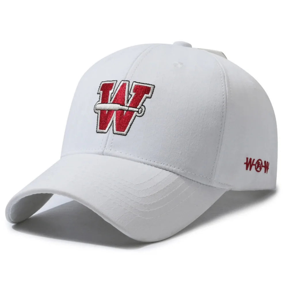 Fashion Cotton Hip Hop Sunscreen Hats Adjustable Washable W Letter Trucker Cap Comfortable Soft Sport Baseball Caps Summer