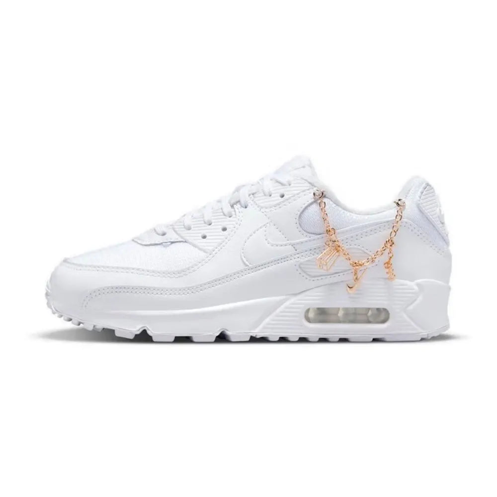 Nike Air Max 90 Women's Sneakers Air Max Cushioning Classic Retro Design Comfort Durable Casual Shoes DH0569-100