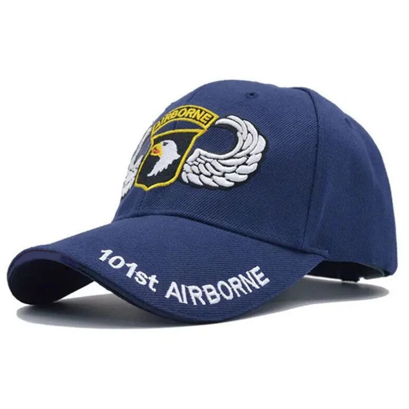 Tactical 101 Airborne Baseball Cap Snapback Caps Outdoor Leisure Hip Hop Sun Hat adjustable Men Women Fishing Hunting Hats