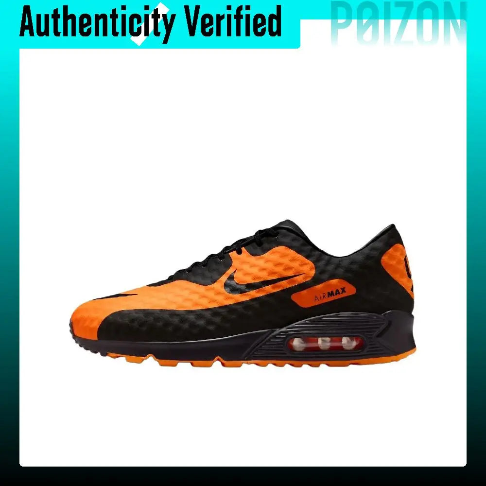 Nike Air Max 90 Rebound Running Shoes Men's Black Orange IR1978-844