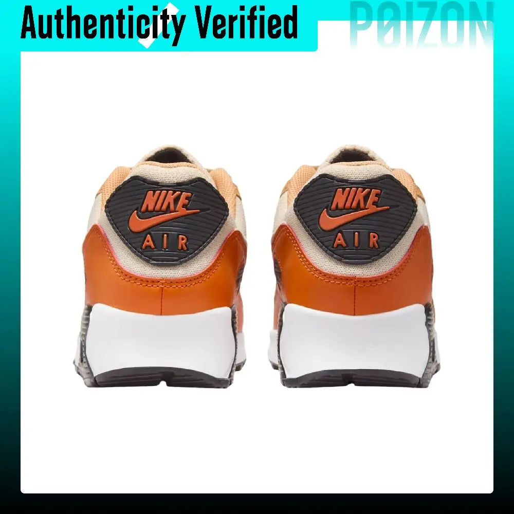 Nike Air Max 90 Classic And Versatile Running Shoes Unisex Orange Brown DM0029-800