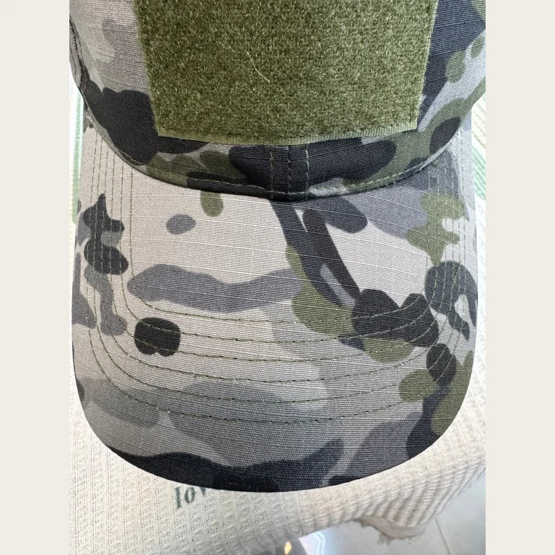 Outdoor Tactical New Australian City Camouflage Baseball Cap Adjustable Military Style with Hook and Loop Patch Panel