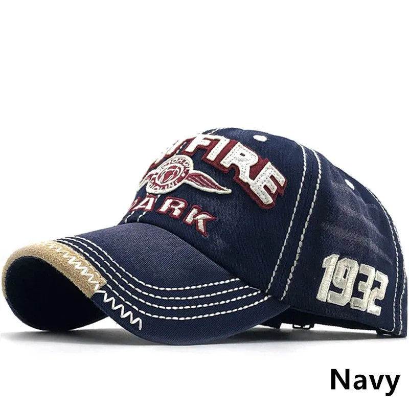  Wash Cotton Embroidered Letter Printed Golf Baseball Cap Unisex Sports Running Sunhat Hip Hop Dance Club An-ti UV Hat Visors