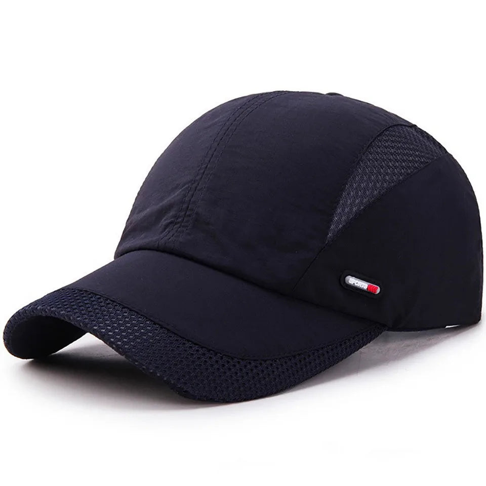 GOBYGO Sports Leisure Baseball Cap Quick-drying Hat Outdoor Commuting Running Sun Hat Mesh Breathable Summer Duck Tongue Cap