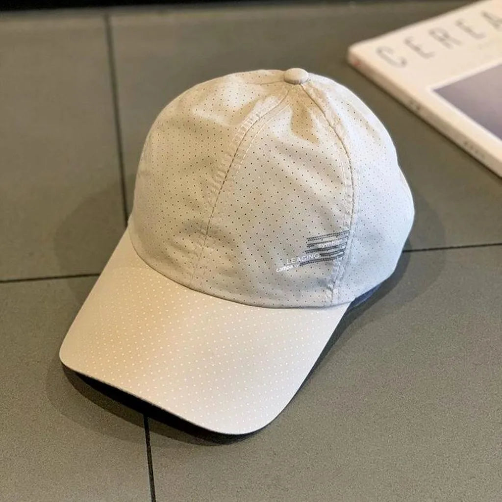 Outdoor Sports Baseball Cap Unisex Quick Dry Sun Shade Hat Summer Thin Breathable Mesh Hat for Fishing Hiking Travel Daily Use