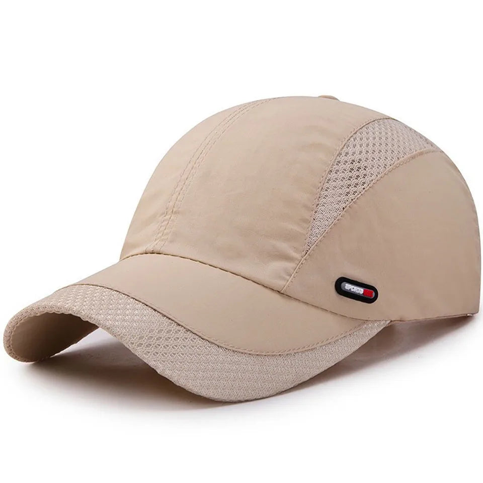 GOBYGO Sports Leisure Baseball Cap Quick-drying Hat Outdoor Commuting Running Sun Hat Mesh Breathable Summer Duck Tongue Cap