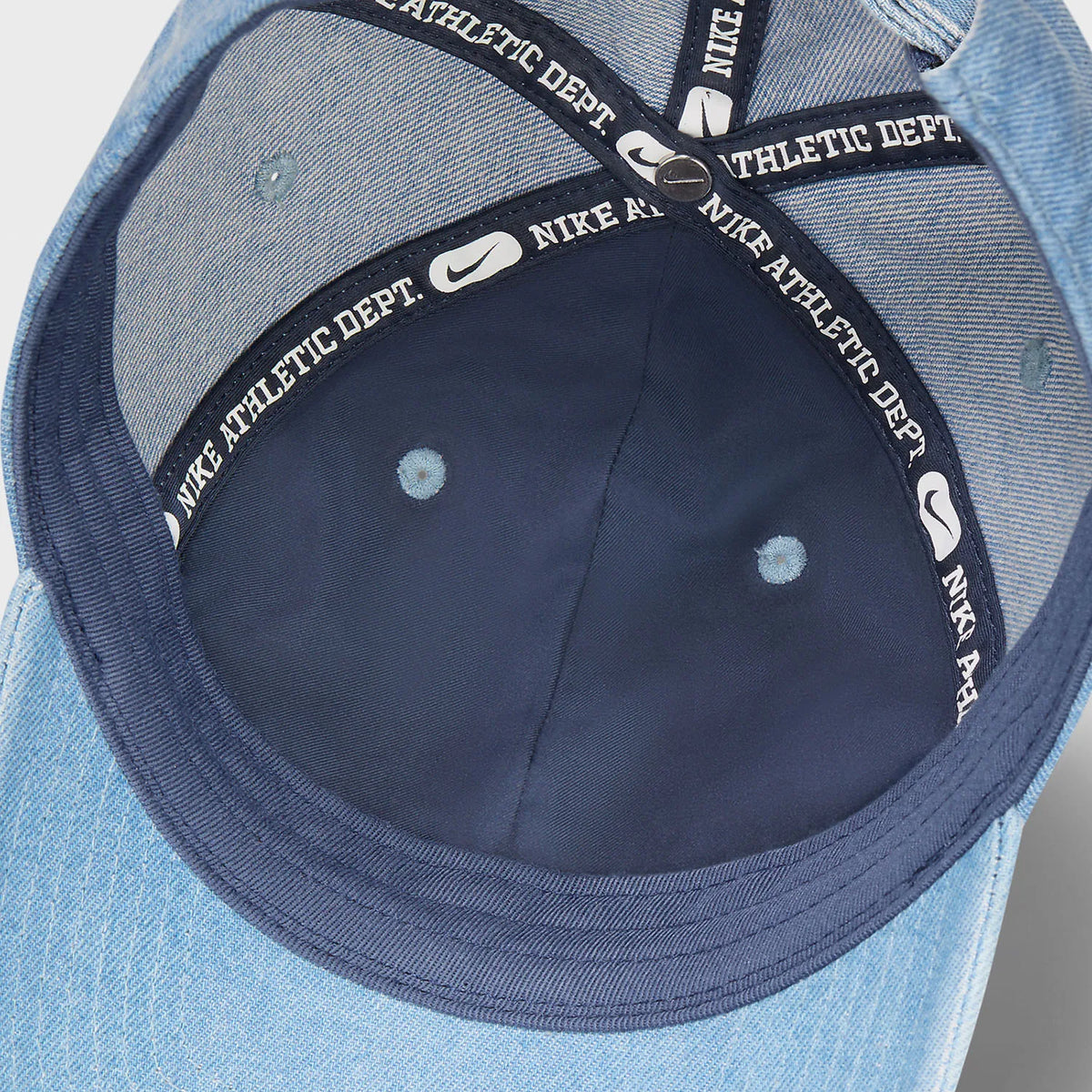 Nike genuine new men's and women's soft top denim embroidered casual baseball cap HF0383-429