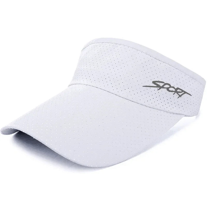 Letter Printed Top Empty Sports Tennis Sunhat Adjustable Sunshade Hat Visors Summer An-ti UV Quick Dry Running Golf Baseball Cap