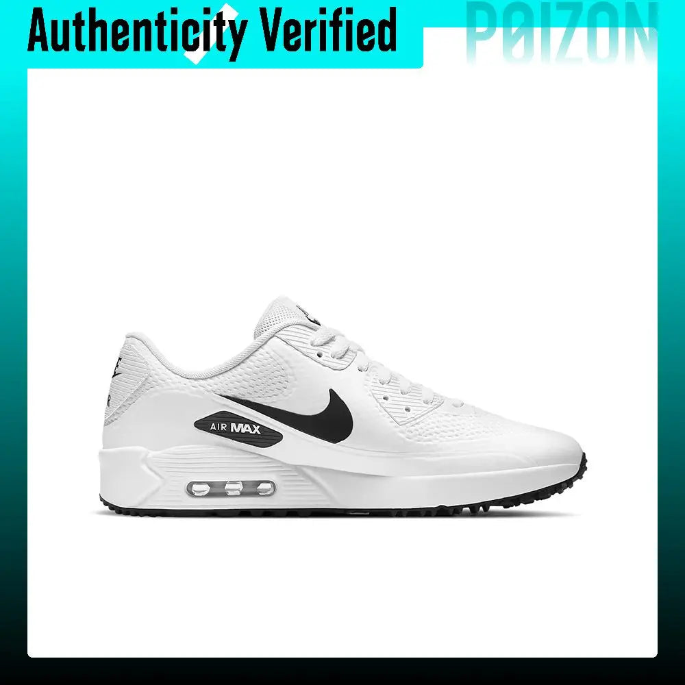 Nike Air Max 90 Running Shoes Unisex Low-top White/Black CU9978-101