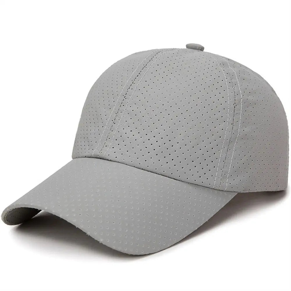 Sun Hat Quick Dry Baseball Cap Breathable Adjustable Outdoor Hat Snapback Thin Mesh Sports Caps Hiking Camping