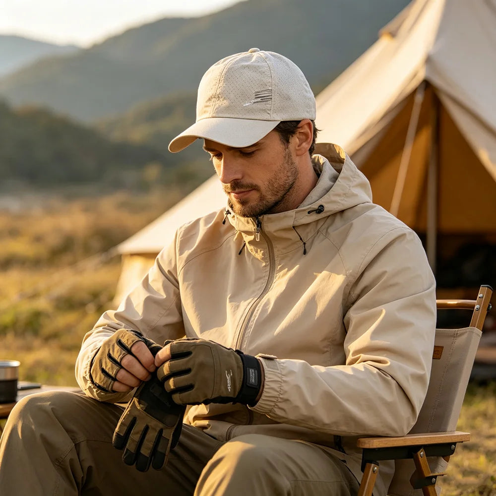 Outdoor Sports Baseball Cap Unisex Quick Dry Sun Shade Hat Summer Thin Breathable Mesh Hat for Fishing Hiking Travel Daily Use