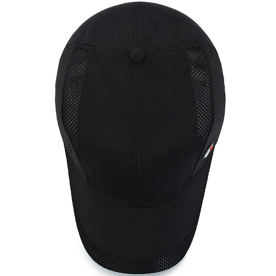 GOBYGO Sports Leisure Baseball Cap Quick-drying Hat Outdoor Commuting Running Sun Hat Mesh Breathable Summer Duck Tongue Cap