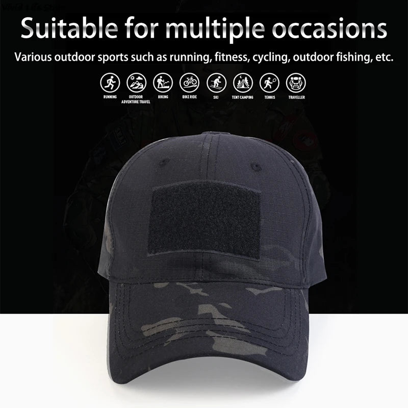 Military Baseball Caps Camouflage Paintball Adjustable Summer Snapback Sun Hats Men Women