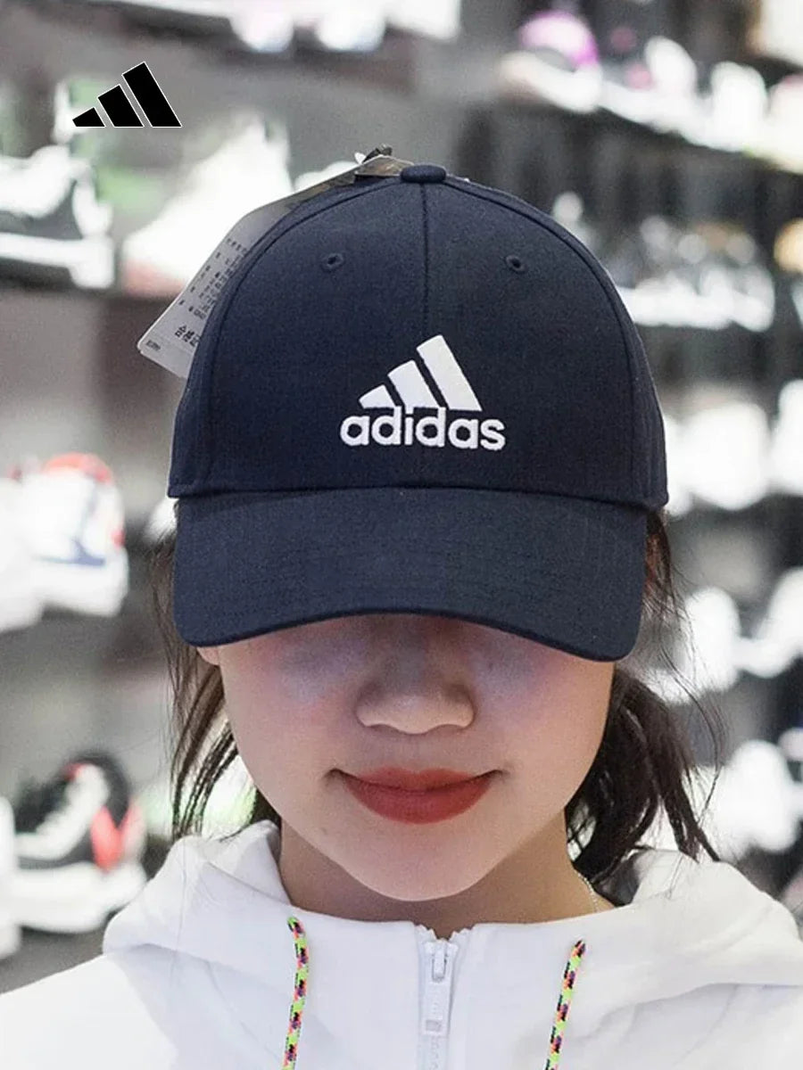 Adidas Unisex Spring New Baseball Cap Fashion Outdoor Travel Sun Hat Adjustable Lightweight Sports Hat FQ5270