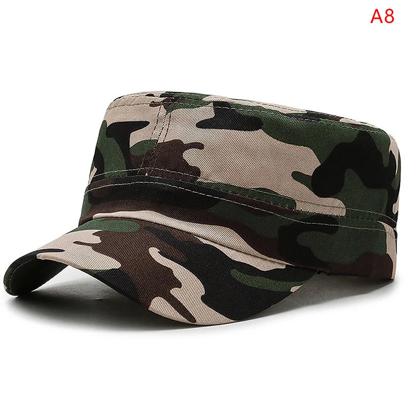1PC Adjustable Camouflage Tactical Cap Combat Paintball Baseball Hat Summer Sunscreen Fishing Cycling Hat for Men Women