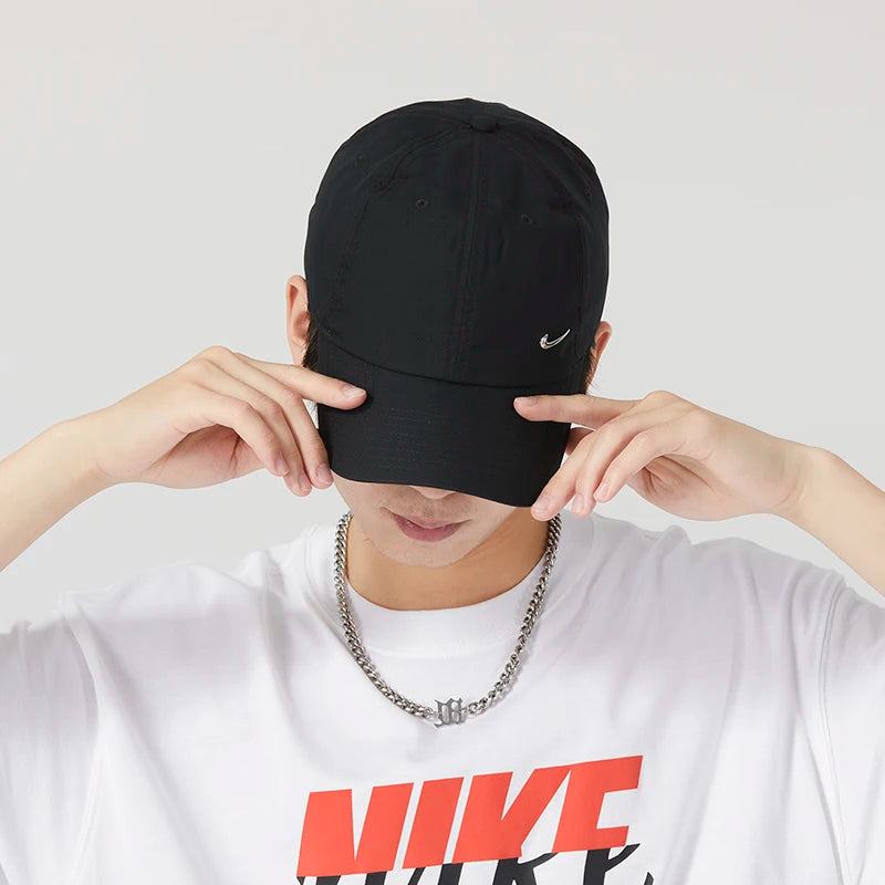 Nike Men's and Women's Sports Casual Hats Black Running Travel Hat