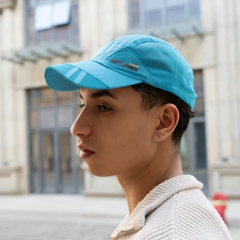 Summer Lightweight Baseball Cap Breathable Adjustable Sun Hat for Outdoor Sports